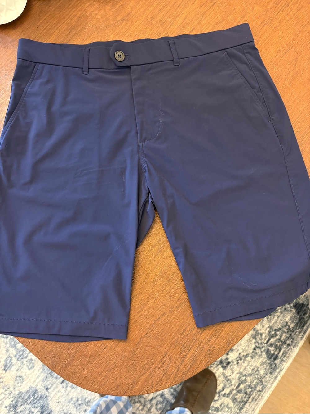 Greyson Deep Navy Hybrid Stretch Shorts